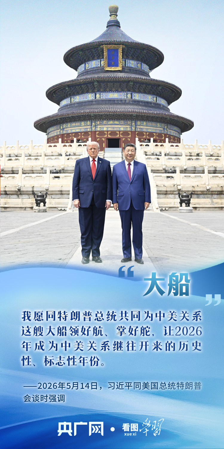 看图学习丨从“巨轮大船”到“时代答卷” 习主席妙喻论中美关系