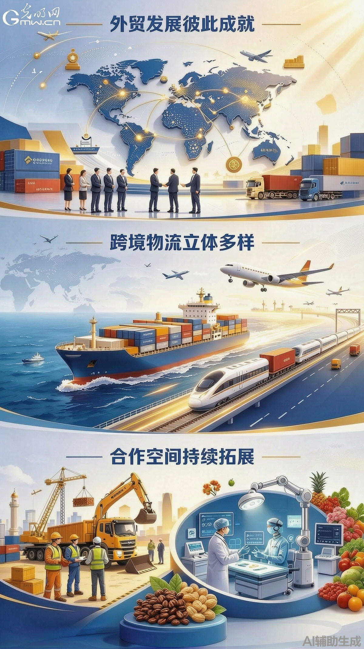 海关总署：互利共赢 与“一带一路”共建国家合作空间不断拓展