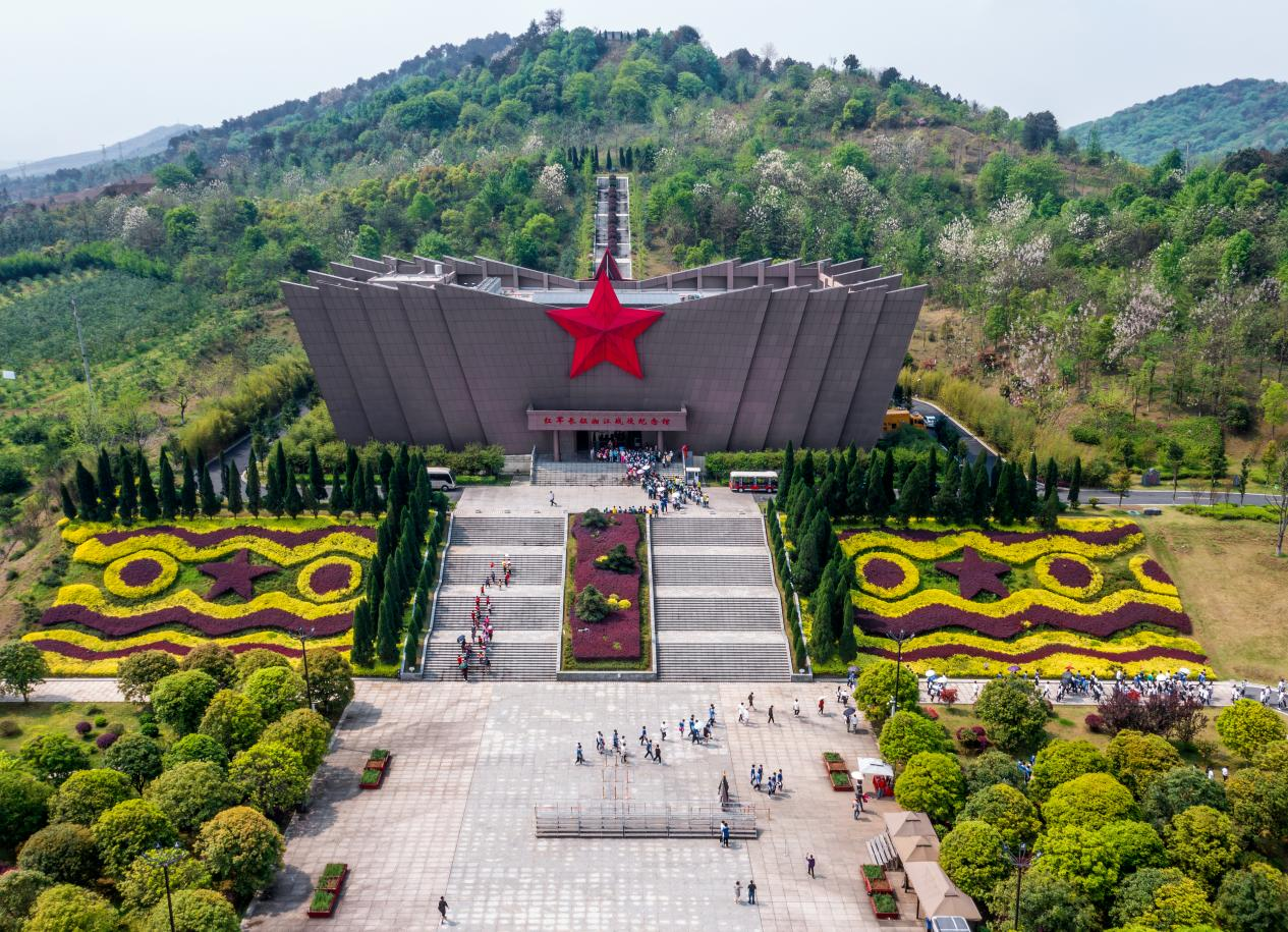总书记讲过的长征故事|一江碧血 万千英魂 广西桂林,全州县中国工农红军长征湘江战役纪念馆。