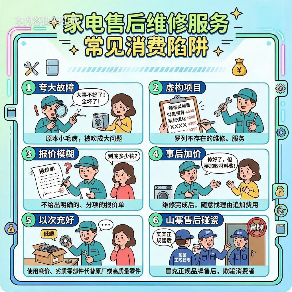 家电安装维修套路深 消费者注意“避坑”