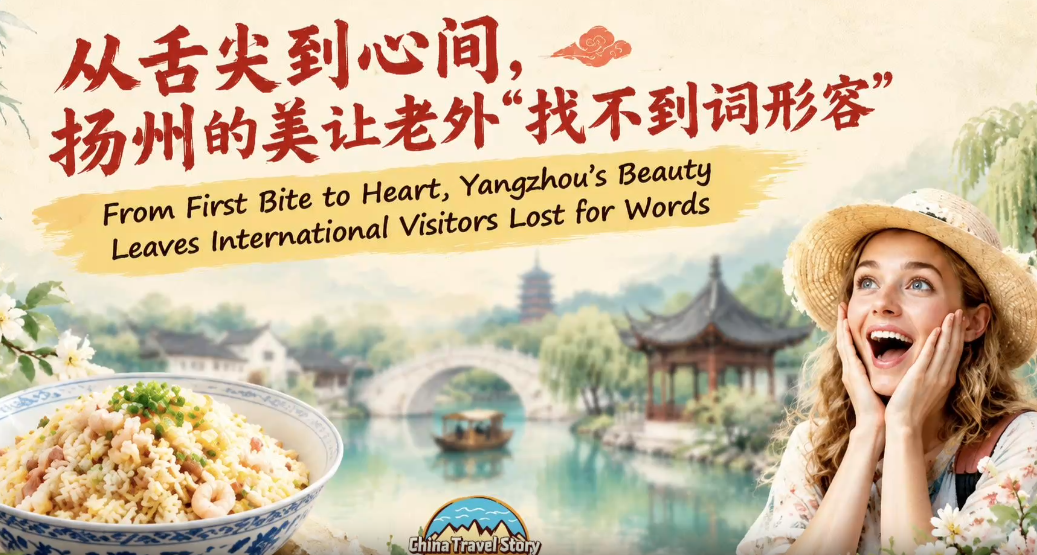 【中国游记】从舌尖到心间，扬州的美让老外“找不到词形容”